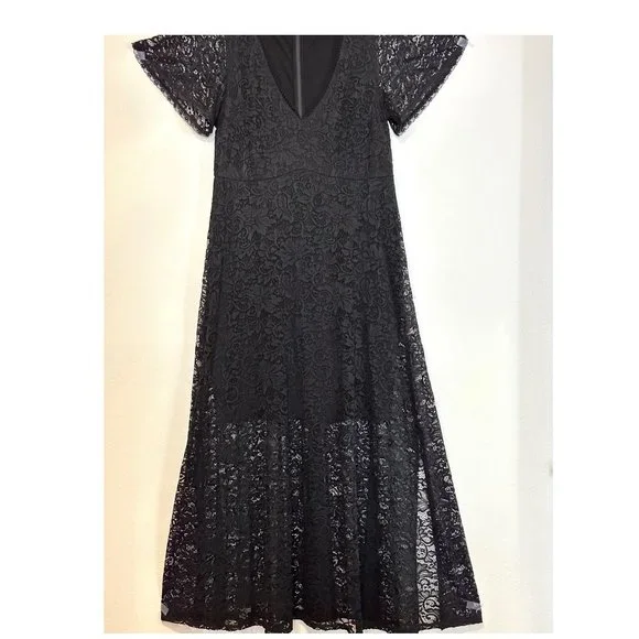 torrid black lace maxi dress Lace Torrid Formal Wear Long Sleeve Torrid Ball Gowns Black Lace Dress Formal Dresses